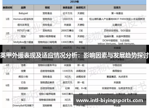 英甲外援表现及适应情况分析：影响因素与发展趋势探讨