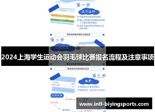 2024上海学生运动会羽毛球比赛报名流程及注意事项